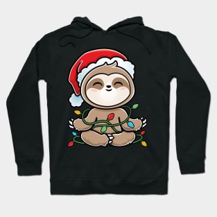 Cute Christmas Sloth Hoodie